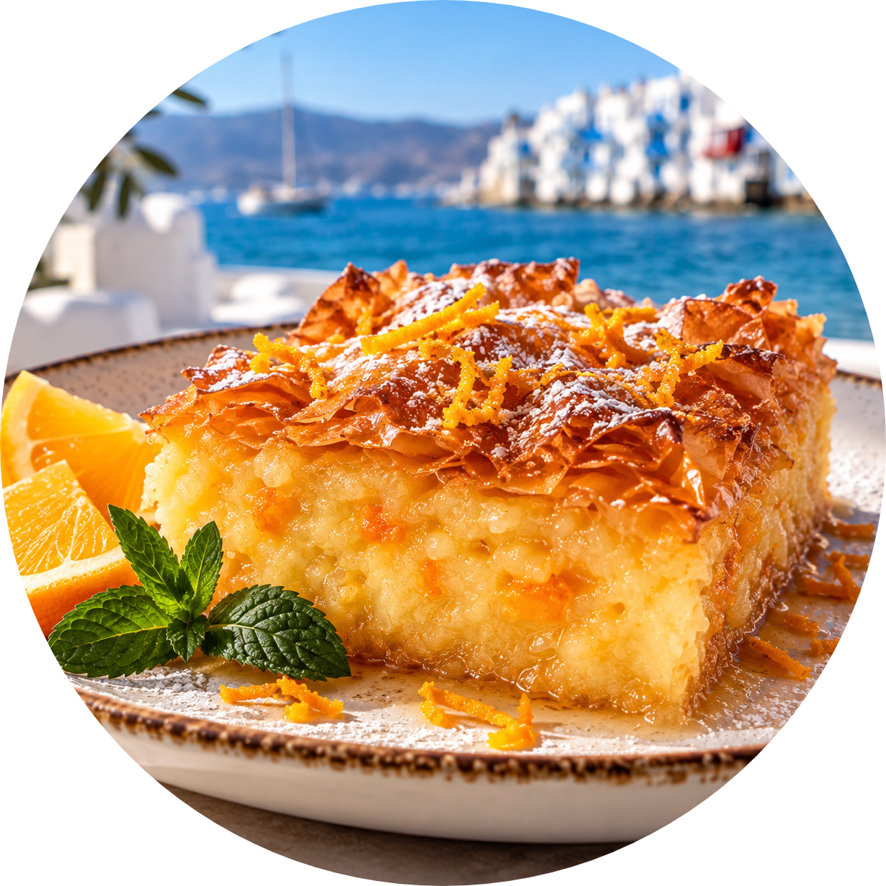 HOME orange filo cake by the sea modified
